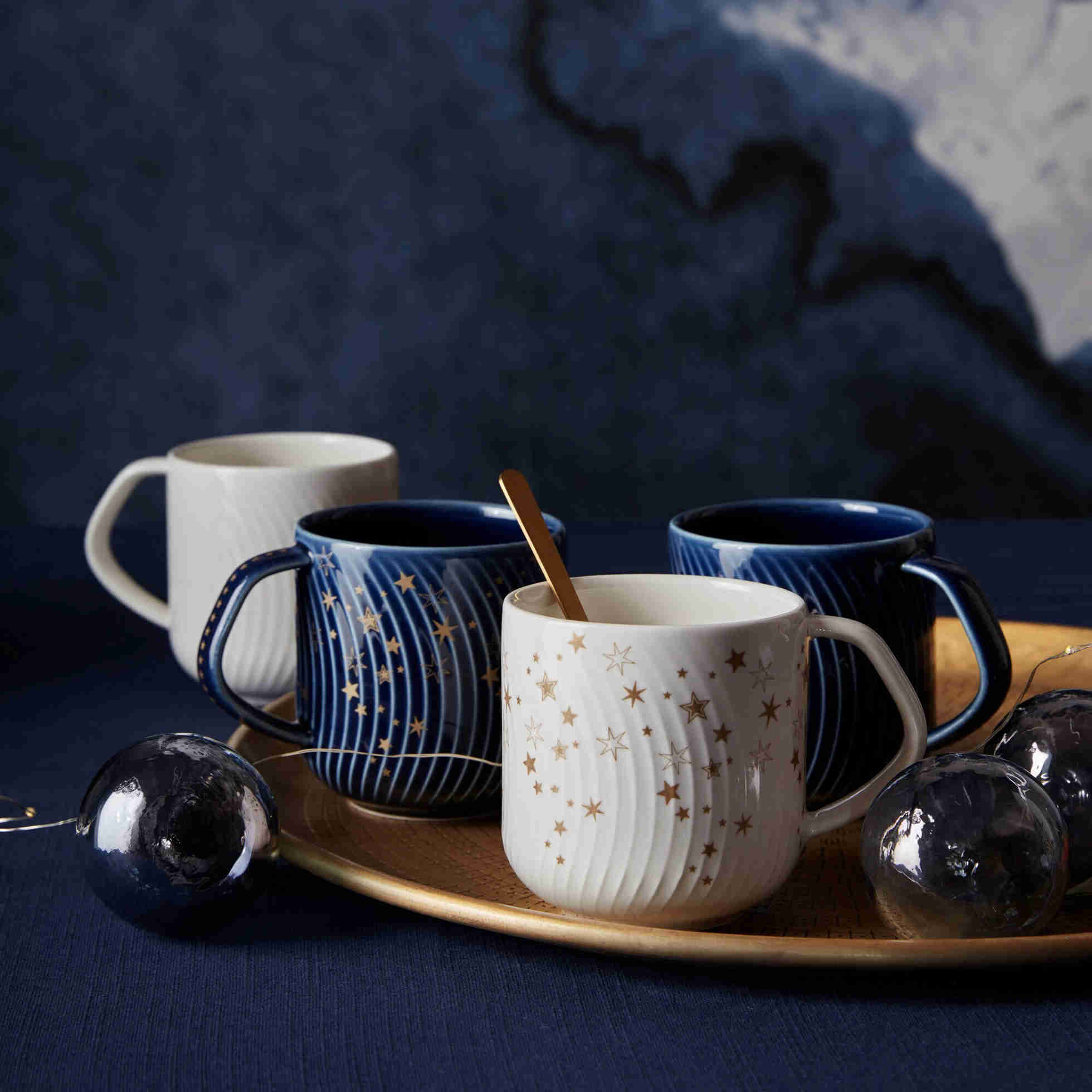 Mug grande tazza di stelle blu