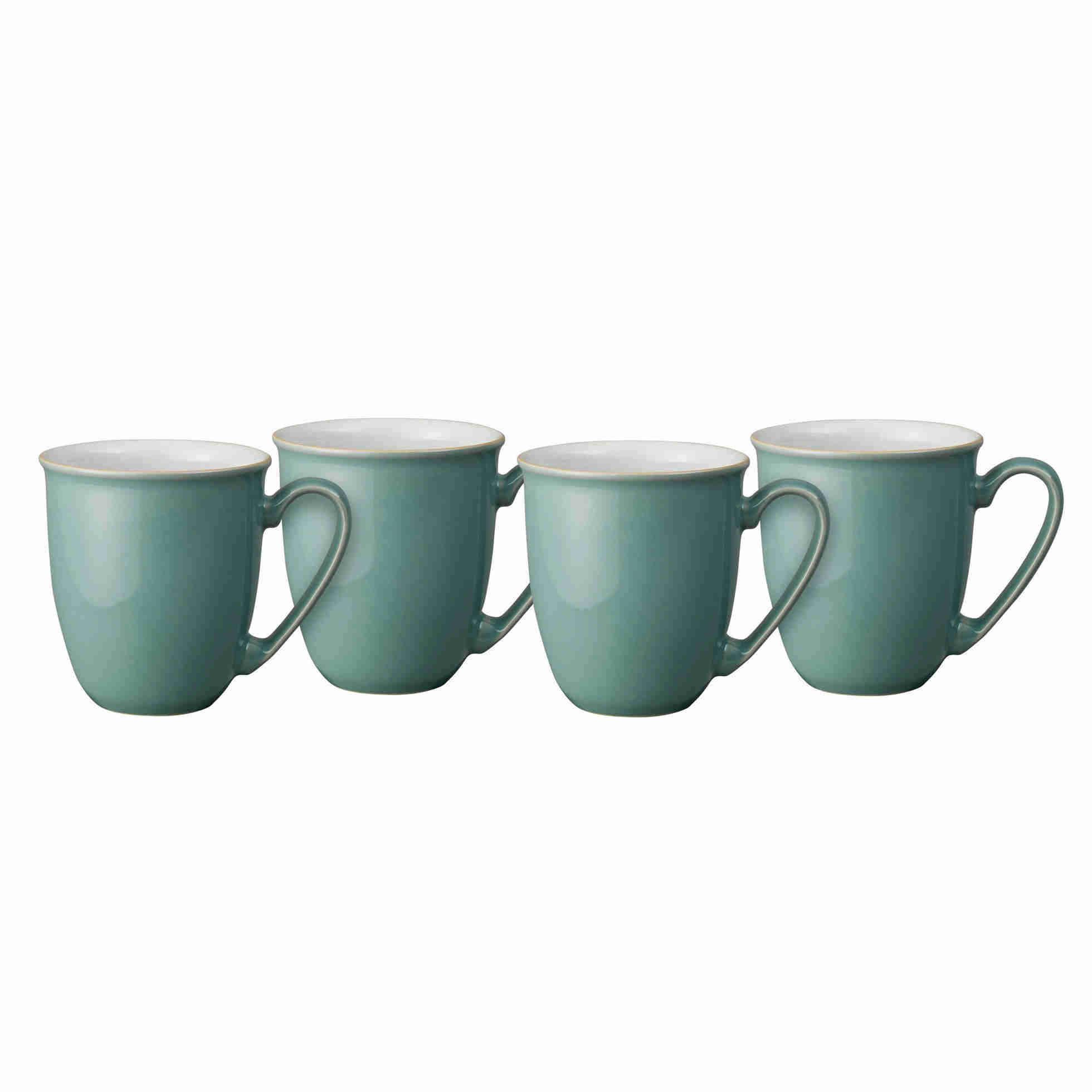 Set verde di 4 becher di caffè/tazze