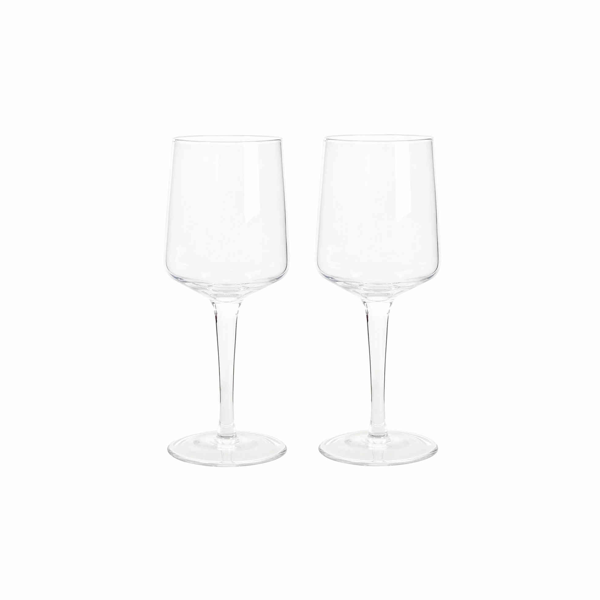 Set di 2 bicchieri di vino rosso